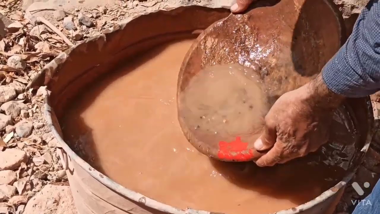 Proceso de obtención de oro!! por medio de tauna!!!!!! Chihuahua México!!!!