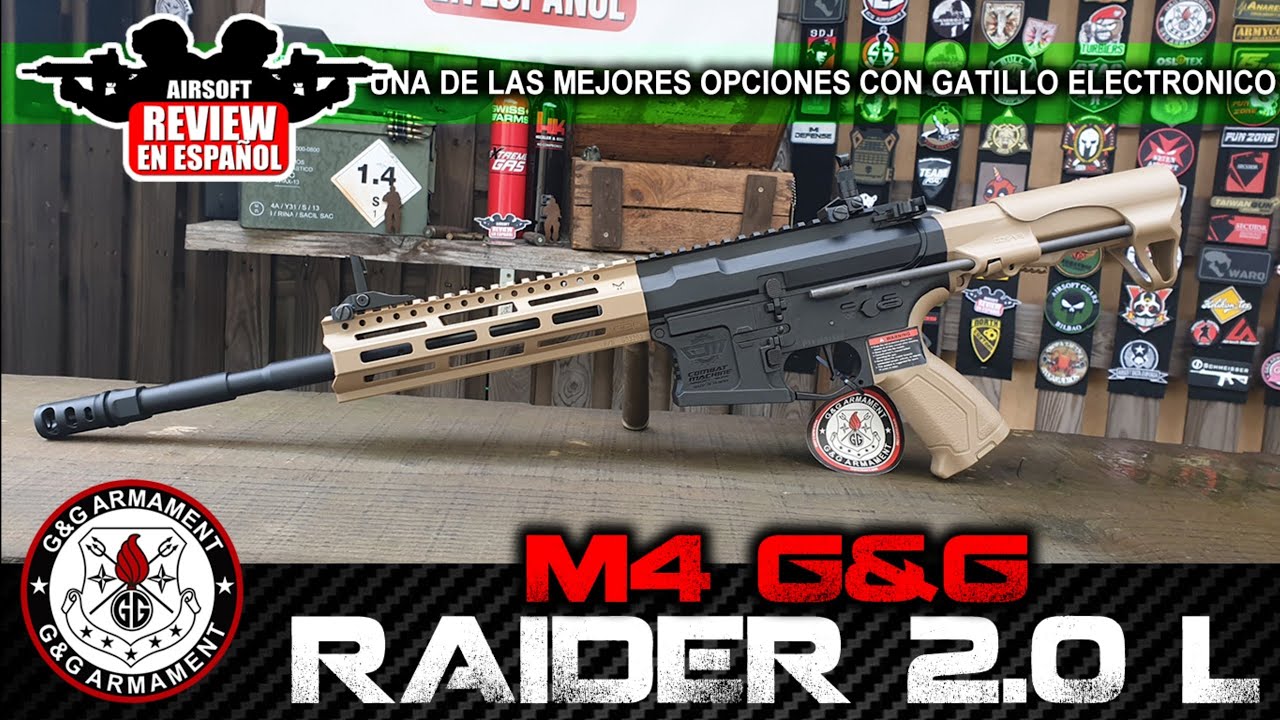 G&G RAIDER 2.0 L ( Review & Test Shot ) - Recomendada para principiantes | Airsoft Review en Español