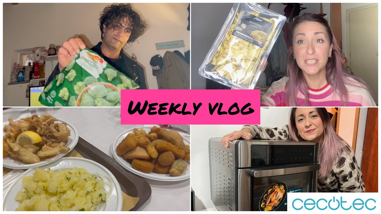WEEKLY VLOG Luca svuota la spesa dell'Eurospin, nuova friggitrice ad aria e Lidl deluxe