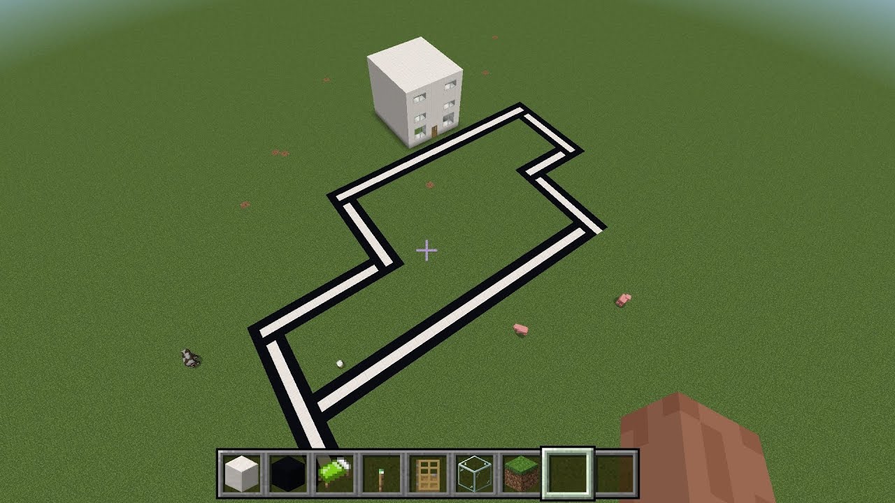 Minecraft kendi şehrimi kuruyorum 2 bölüm bugün yolları yaptık