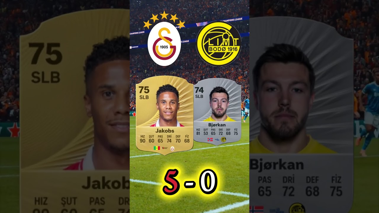 Galatasaray VS Bodo/Glimt FC26 Ratings! (Güncel Futbol)