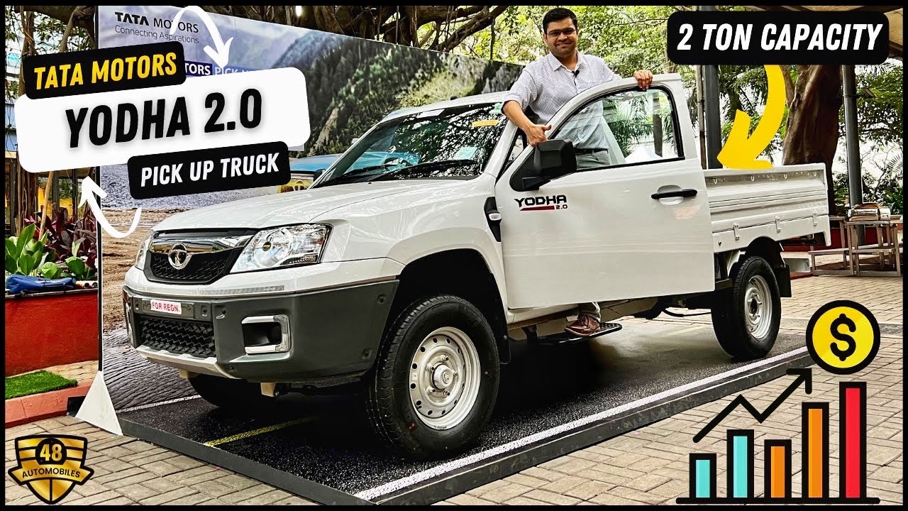 2022 Tata Yodha 2 0 Pick Up Truck Detailed Walk Around Video In Hindi maha-bolero-1-7-t-vs-yodha-1500-hindi-comparison-review-bcv-youtube