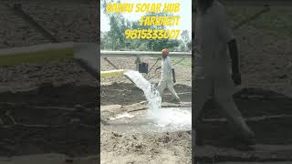 3HP SOLAR SETUP HIGH QUALITY SOLAR WATER PUMP #babbutechnical