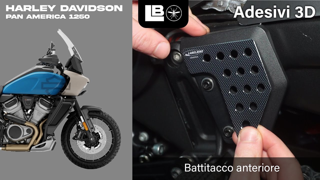Adesivi 3D Resinati Labelbike Battitacco Per Yamaha Mt-09 / SP 2021-2023, Carbonio Nero/grigio