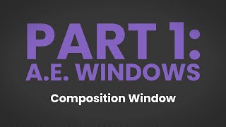 [P1:E2] The Composition Window