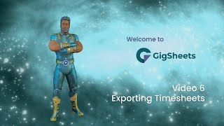 Gigsheets Tutorial: Export Timesheet