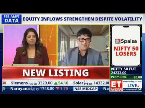 Mr. Sanjay Shah, CMD, Prudent, shares his insights on the Feb AMFI data with ET Now
