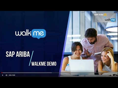 WalkMe for SAP Ariba Quick Demo (旧)