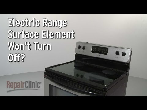 Frigidaire Range Stove Oven - Range Surface Element Won't Turn Off - R...