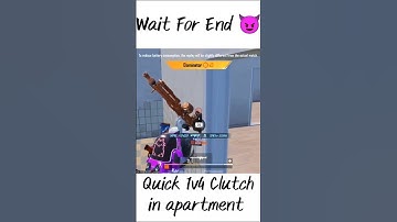 Quick 1v4 Clutch in apartment #bgmi #pubgmobile #viral #video #short #shorts