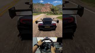 This Aston Martin Vulcan AMR PRO Commands RESPECT 😈🔥 | Forza Horizon 5 4K Logitech G920 #Shorts