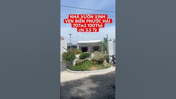 CĂN NHÀ VƯỜN TÂN TRANG MỚI ĐẦY ĐỦ NỘI THẤT HỒ BƠI TIỂU CẢNH VƯỜN CÂY TRÁI GẦN BIỂN GIÁ CHỈ 3.5Tỷ