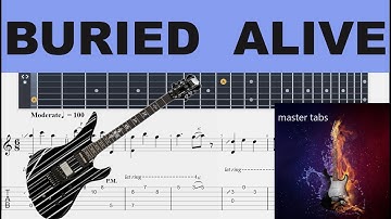 BURIED ALIVE |#avengedsevenfold#|Guitar Tab| #Mastertabs#BestFreeYoutubeMusic#FREE GUITAR TABS