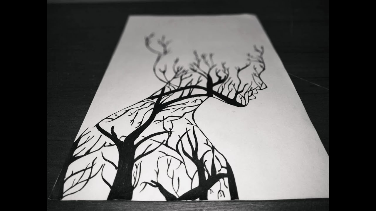 Remember Your Roots | Art therapy | Easy Abstract Drawing | Lineart