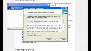 Install CamStudio Lossless codec