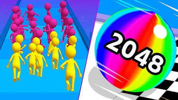 Ball Run 2048 VS Join And Clash IOS Andriod Gameplay Walkthrough