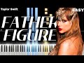 Father Figure - Taylor Swift | EASY Piano Tutorial for Beginners (Sheet Music)