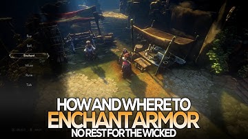 How to Enchant Armor in Sacrament | No Rest for the Wicked