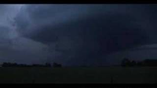 Incredible Tornadic Supercell at Sunset