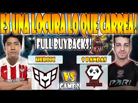HEROIC VS 9 PANDAS BO2[GAME 2]WISPER, SCOFIELD, 4NALOG VS V-TUNE, SOLO - DREAMLEAGUE SEASON 25- DOTA