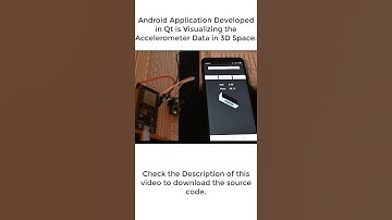 Accelerometer Data Visualization Using ESP32 Qt #android #esp32 #electronic #qt #qml