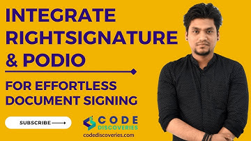 Integrating Podio & RightSignature for Effortless Document Signing (DEMO) | Code Discoveries