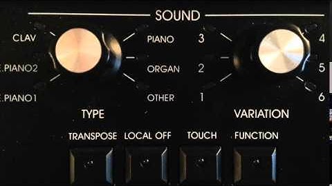 Korg SV-1 Factory Sounds Demo 1