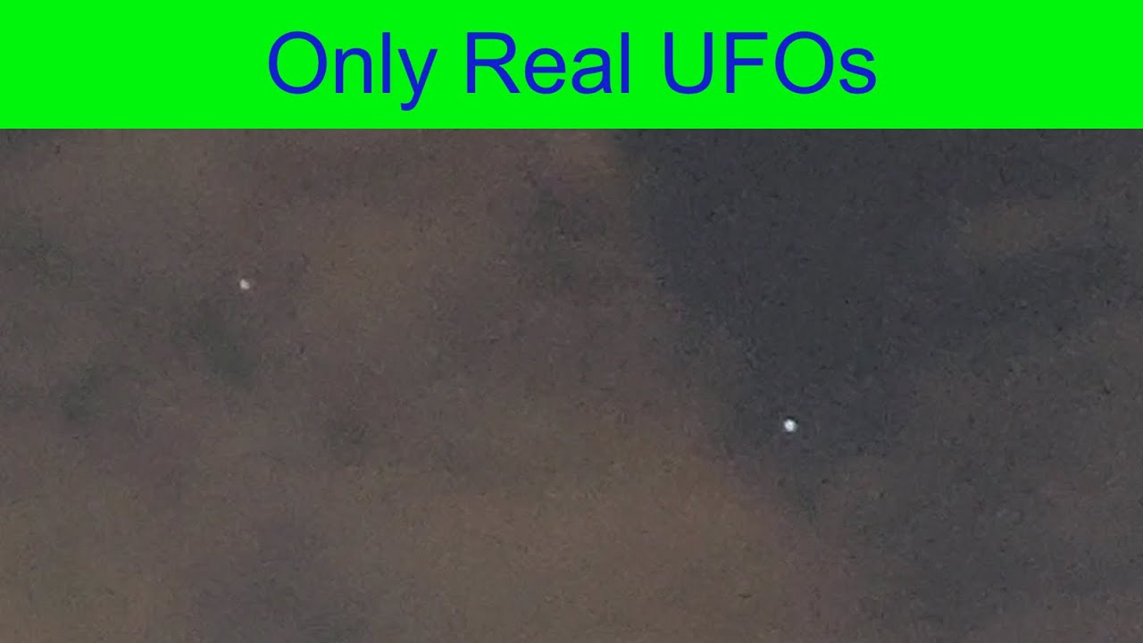 Glowing UFOs over Las Vegas, Nevada.
