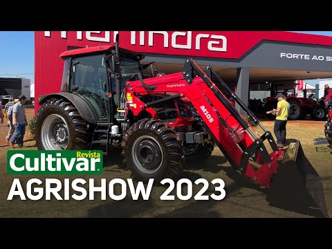 Trator que anda sozinho sai da sede da fazenda e trabalha na lavoura por 24  horas, Agrishow 2017