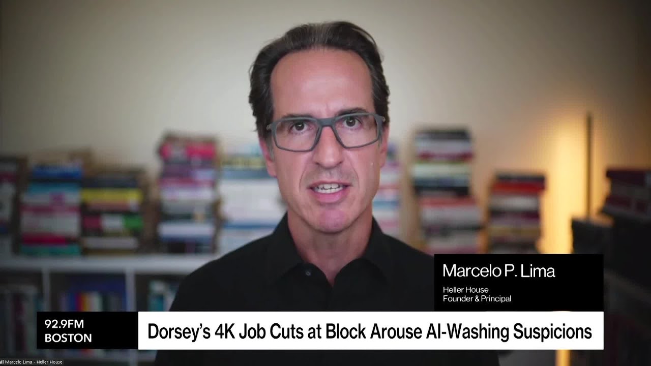 Dorsey’s Job Cuts at Block Arouse Suspicions of AI-Washing