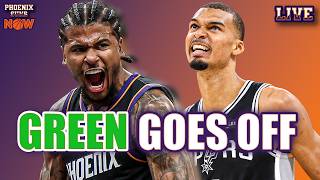 POSTGAME: Jalen Green IGNITES As Maluach & Kennard SHINE In Phoenix Suns WIN Over Wemby, Spurs
