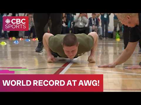 Chris Stipdonk sets a new WORLD RECORD in knuckle hop | Arctic Winter Games 2026