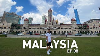 Malaysia🇲🇾EP.08 | Nu Sentral,จตุรัสเมอร์เดก้า,วิธีนั่งรถเมล์ฟรี,KLCC Park,Jalan Alor Food Street