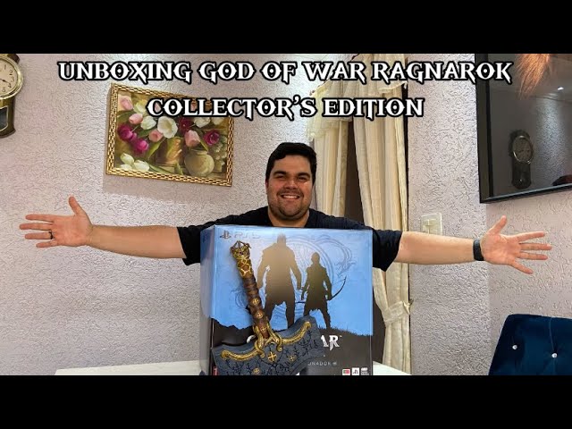 Unboxing da Edição de Colecionador de God of War Ragnarök