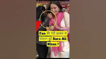 Sara Ali Khan Gets Disturbed After Fan