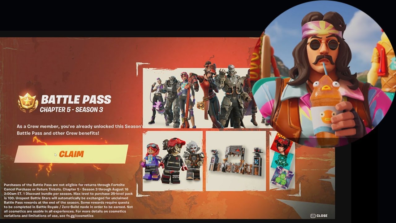 Fortnite Wrecked Battlepass - Skins, Intro (chapter 5 season 3)