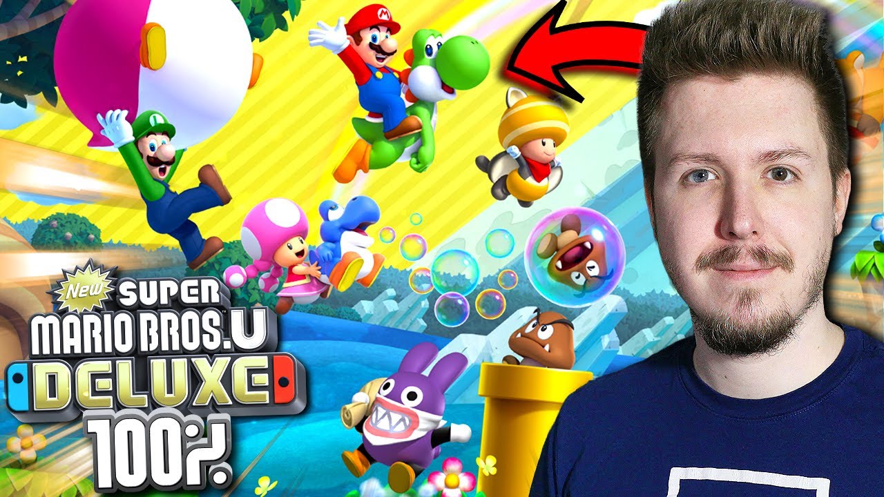 🔥PRZECHODZĘ CAŁE *NEW SUPER MARIO BROS. U DELUXE* - CAŁA GRA na 100%!