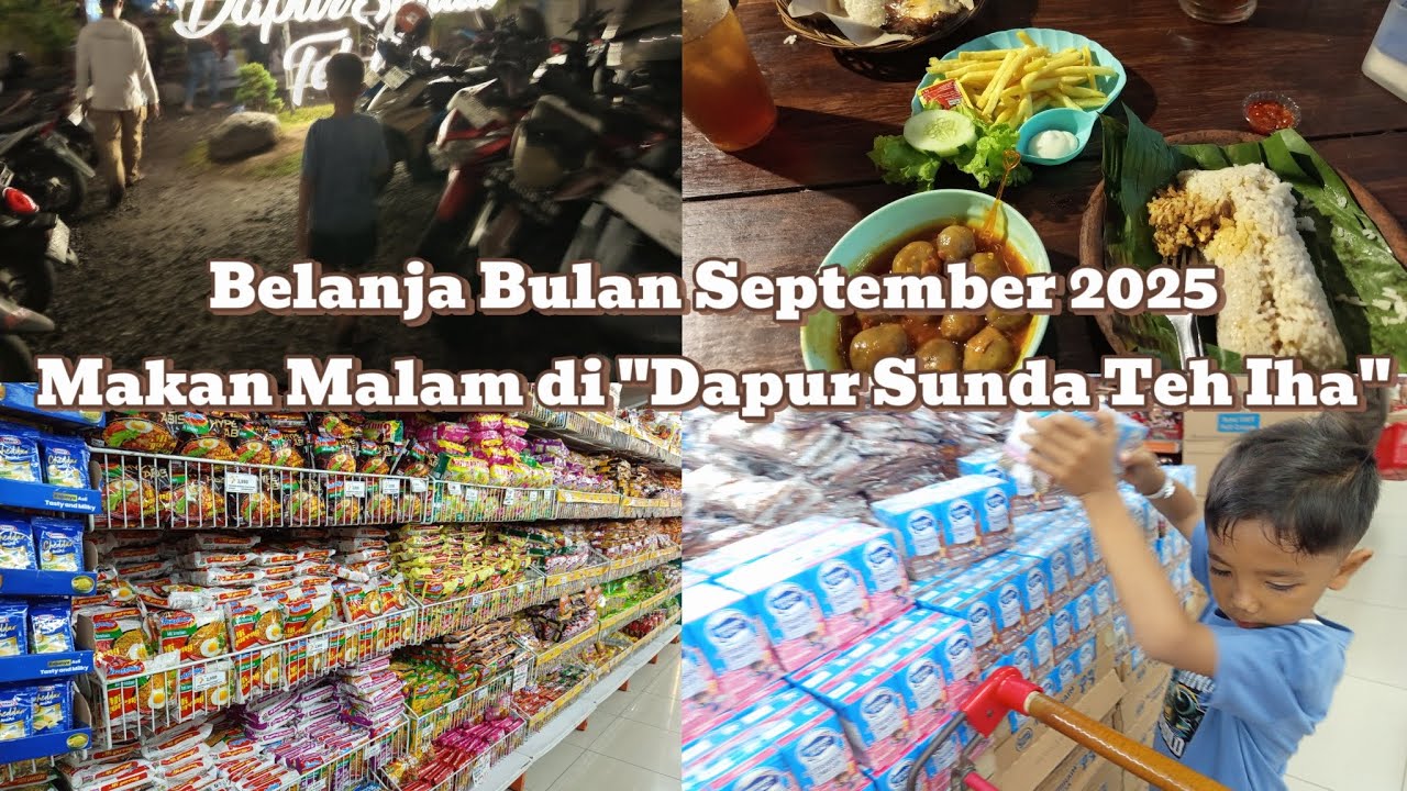 Belanja Bulanan 🛒 || September 2025 || Makan Malam di Luar 🍛
