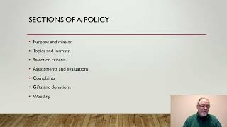 Collection development policies