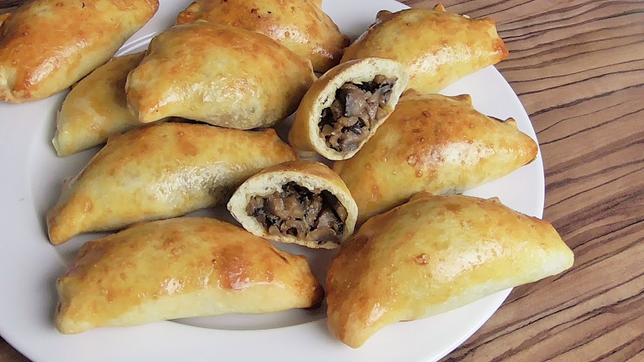 Chrupiace pierogi z grzybami z piekarnika /Kasia ze slaska gotuje - YouTube