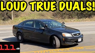We Straight Piped a 2013 Chevy Caprice 6.0L V8!