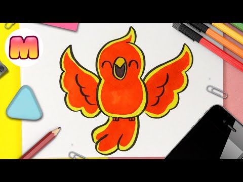 Video: Cómo Dibujar Un Pájaro De Fuego