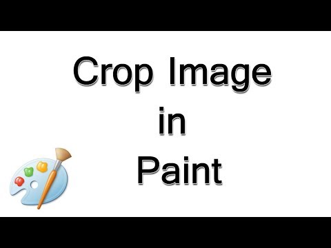 Video: Paano Mag-crop Ng Isang Imahe Sa Paint