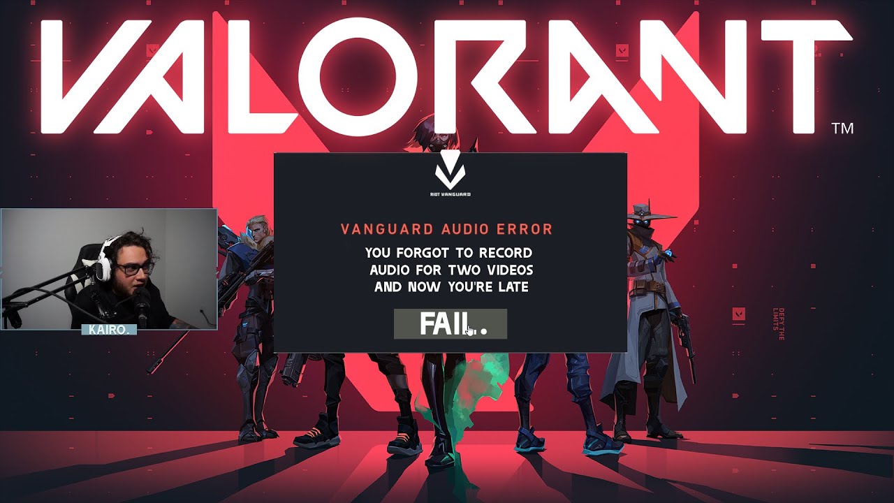 VALORANT | Vanguard Audio Error (Actually captain's audio error)