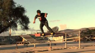 [FEEBLE 360 FLIP UP A RAIL]