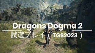 【DD2】「ドラゴンズドグマ 2」試遊ダイジェスト【TGS2023】！ 戦闘・ポーン・街の様子紹介 概要欄URLではインプレッション記事公開中