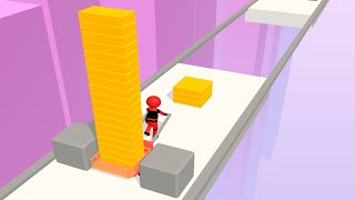 Brick Builder game HIGH SCORE  Gameplay All Levels Walkthrough iOS, Android New Game 3D screenshot 4