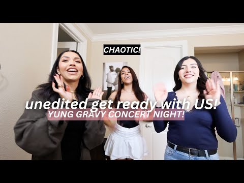 Chaotic Bestie GRWM Before the Yung Gravy Concert 💅🎶 (unedited + too real)