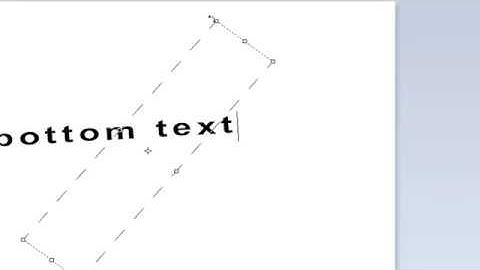 how to actually rotate text in ms paint