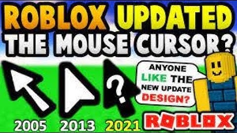 They Change The Mouse Cursor In The New Roblox Update!